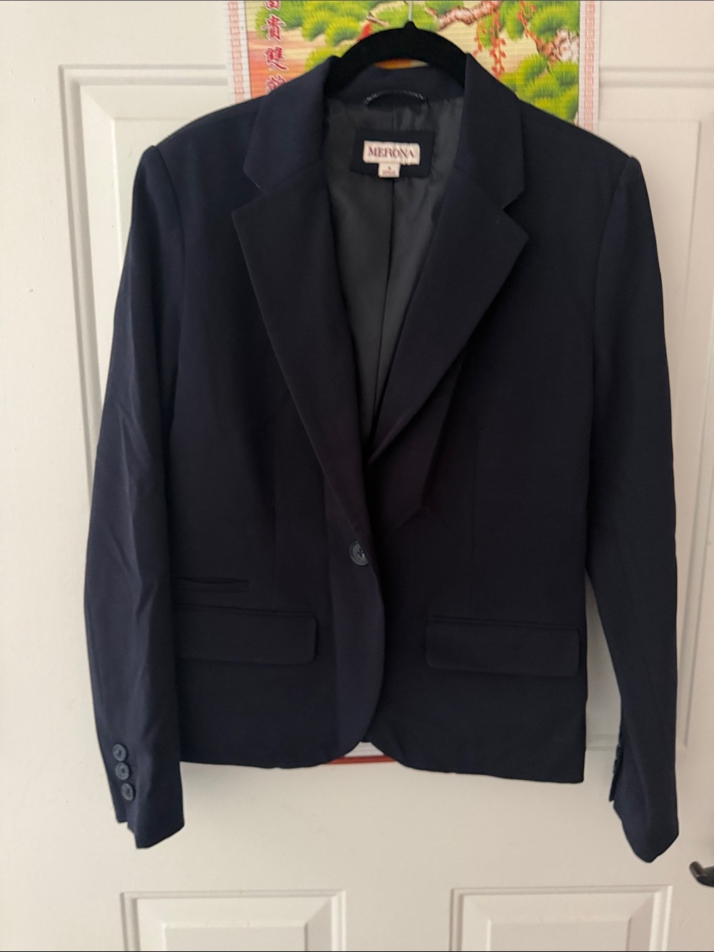 Merona Dark Navy Fitted Blazer